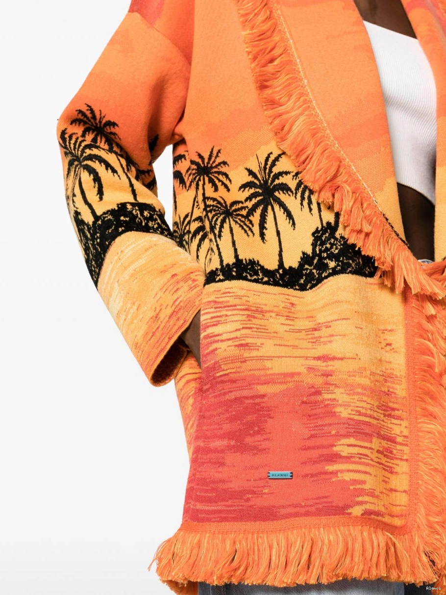 Cheap Women sunset-print cardigan Alanui Keralda 0809
